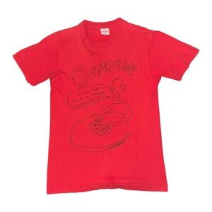 Supreme Red Graphic T-Shirt
